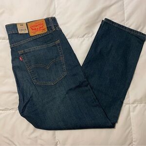 Levi's Men's Dark Indigo Straight Jeans